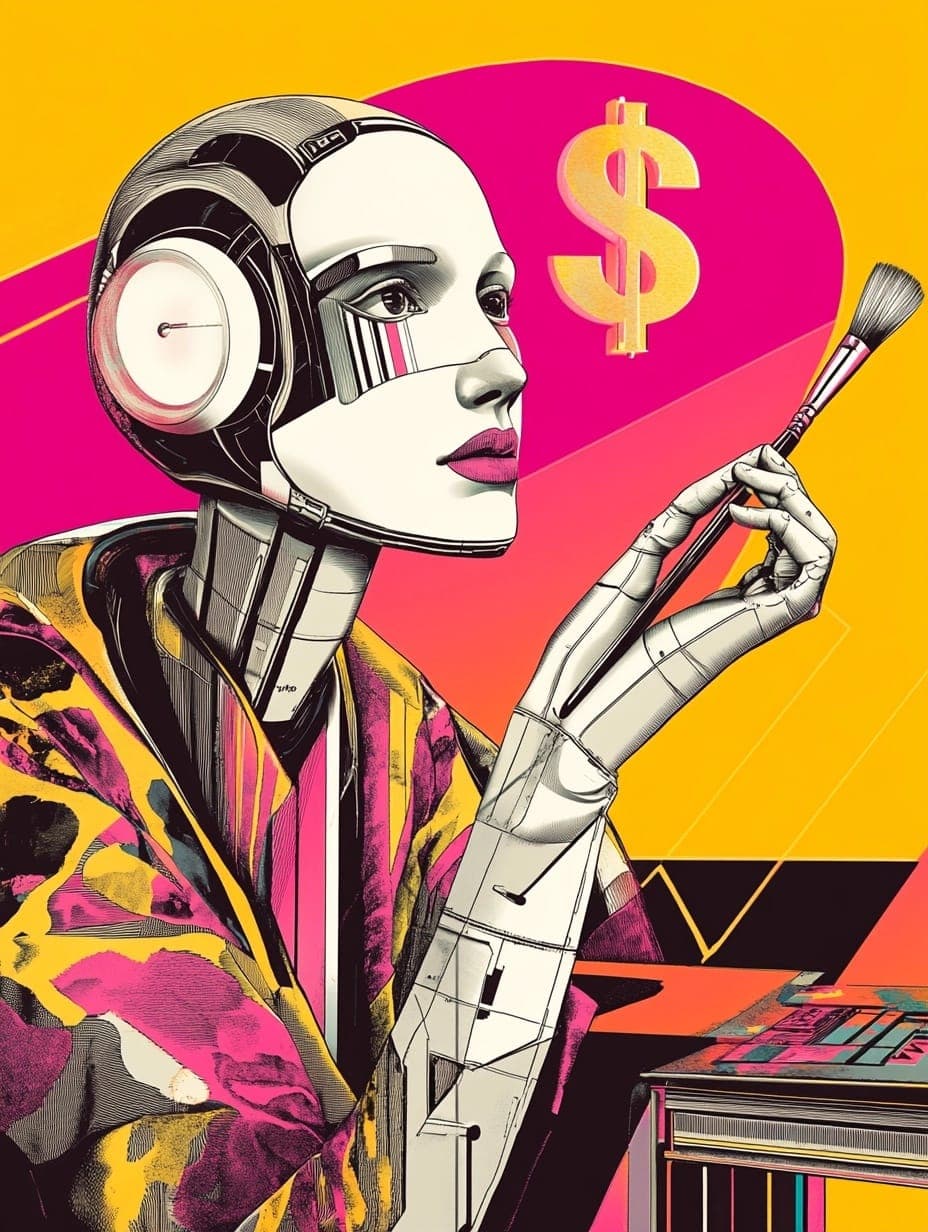 🤖💸 Ai-Da l'artista robot vende un'opera per 1M$ e Iperrealismo di Flux Raw