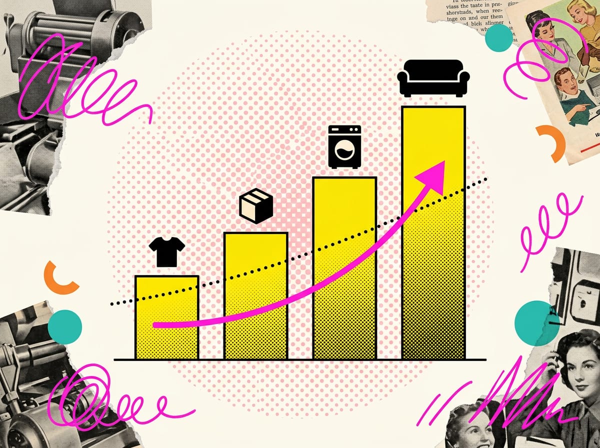 Grafico a barre crescenti del CPA massimo sostenibile per quattro fasce di scontrino